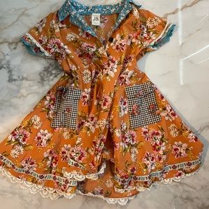 Wild Flowers vintage style fall dress